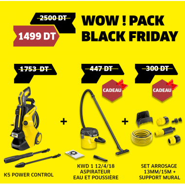 Pack K5 Power Control + KWD 1 + Set arrosage offert